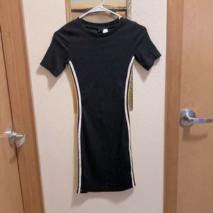 Cute black white yellow dress